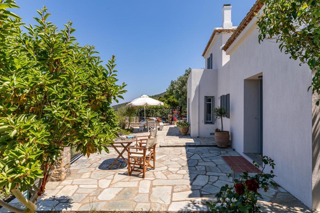 Villa Nina Skopelos- Private Pool - Magnificent Views Exterior foto