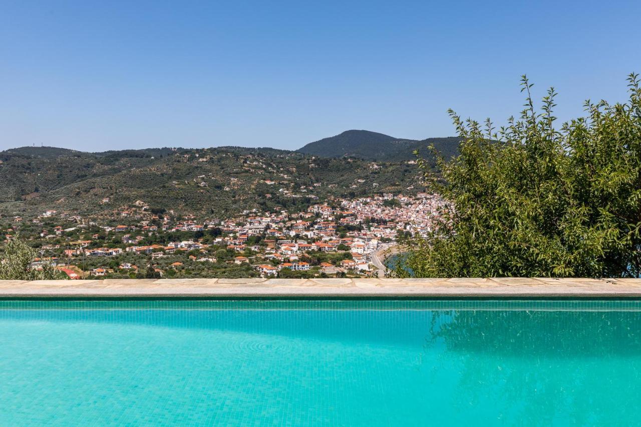 Villa Nina Skopelos- Private Pool - Magnificent Views Exterior foto