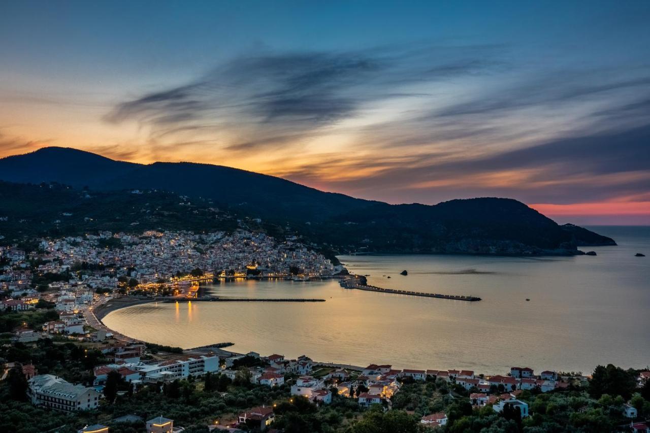 Villa Nina Skopelos- Private Pool - Magnificent Views Exterior foto