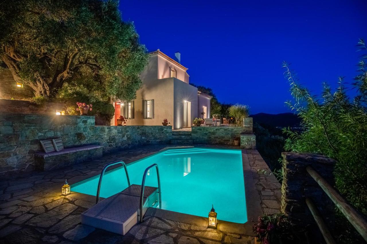 Villa Nina Skopelos- Private Pool - Magnificent Views Exterior foto